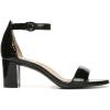 imageNaturalizer Womens Vera Ankle Strap Block Heel Dress SandalBlack Patent