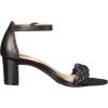 imageNaturalizer Womens Vera Ankle Strap Block Heel Dress SandalBlack Woven