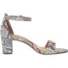imageNaturalizer Womens Vera Ankle Strap Block Heel Dress SandalBlue Snake