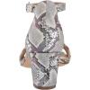 imageNaturalizer Womens Vera Ankle Strap Block Heel Dress SandalBlue Snake