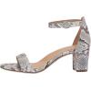 imageNaturalizer Womens Vera Ankle Strap Block Heel Dress SandalBlue Snake