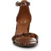imageNaturalizer Womens Vera Ankle Strap Block Heel Dress SandalCheetah Animal Print Patent