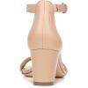imageNaturalizer Womens Vera Ankle Strap Block Heel Dress SandalCrme Brulee