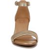 imageNaturalizer Womens Vera Ankle Strap Block Heel Dress SandalDark Gold Metallic