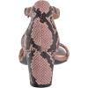 imageNaturalizer Womens Vera Ankle Strap Block Heel Dress SandalDusty Rose Snake