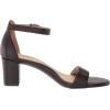 imageNaturalizer Womens Vera Ankle Strap Block Heel Dress SandalForest Brown