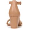 imageNaturalizer Womens Vera Ankle Strap Block Heel Dress SandalFrappe