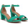 imageNaturalizer Womens Vera Ankle Strap Block Heel Dress SandalJade Green Suede