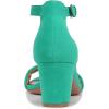 imageNaturalizer Womens Vera Ankle Strap Block Heel Dress SandalJade Green Suede