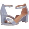 imageNaturalizer Womens Vera Ankle Strap Block Heel Dress SandalLavender Metallic Leather