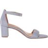 imageNaturalizer Womens Vera Ankle Strap Block Heel Dress SandalLavender Metallic Leather