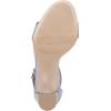 imageNaturalizer Womens Vera Ankle Strap Block Heel Dress SandalLight Blue Metallic Leather