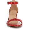 imageNaturalizer Womens Vera Ankle Strap Block Heel Dress SandalRed Metallic Snake