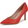 Red Suede Textured
