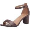 imageNaturalizer Womens Vera Ankle Strap Block Heel Dress SandalMocha
