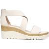 imageNaturalizer Soul Womens Goodtimes Crisscross Strappy Wedge SandalPorcelain
