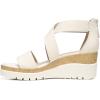 imageNaturalizer Soul Womens Goodtimes Crisscross Strappy Wedge SandalPorcelain