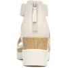 imageNaturalizer Soul Womens Goodtimes Crisscross Strappy Wedge SandalPorcelain