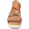 imageNaturalizer Soul Womens Goodtimes Crisscross Strappy Wedge SandalToffee Brown Synthetic