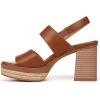 imageNaturalizer Soul Womens Holly Platform Slingback SandalMid Brown Smooth
