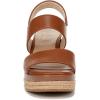 imageNaturalizer Soul Womens Holly Platform Slingback SandalMid Brown Smooth