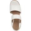 imageNaturalizer Soul Womens Holly Platform Slingback SandalWhite Smooth
