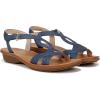 imageNaturalizer Soul Womens Solo Strappy Flat SandalBlue Textured Fabric