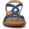 imageNaturalizer Soul Womens Solo Strappy Flat SandalBlue Textured Fabric