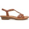 imageNaturalizer Soul Womens Solo Strappy Flat SandalBrown Synthetic