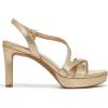 imageNaturalizer Womens Abby Strappy Platform Dress SandalDark Gold Faux Leather
