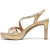 imageNaturalizer Womens Abby Strappy Platform Dress SandalDark Gold Faux Leather