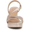 imageNaturalizer Womens Abby Strappy Platform Dress SandalRose Metallic