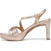 imageNaturalizer Womens Abby Strappy Platform Dress SandalRose Metallic