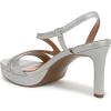 imageNaturalizer Womens Abby Strappy Platform Dress SandalSilver Textured