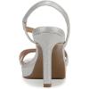 imageNaturalizer Womens Abby Strappy Platform Dress SandalSilver Textured