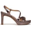 imageNaturalizer Womens Abby Strappy Platform Dress SandalTurtle Dove Grey Metallic