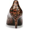 imageNaturalizer Womens Everly Pointed Toe Low Heel Stiletto PumpAnimal Print Cheetah Patent