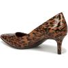 imageNaturalizer Womens Everly Pointed Toe Low Heel Stiletto PumpAnimal Print Cheetah Patent