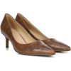 imageNaturalizer Womens Everly Pointed Toe Low Heel Stiletto PumpBanana Bread Brown Croc Leather