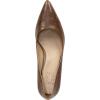 imageNaturalizer Womens Everly Pointed Toe Low Heel Stiletto PumpBanana Bread Brown Croc Leather