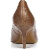 imageNaturalizer Womens Everly Pointed Toe Low Heel Stiletto PumpBanana Bread Brown Croc Leather