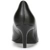 imageNaturalizer Womens Everly Pointed Toe Low Heel Stiletto PumpBlack Leather