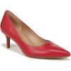 imageNaturalizer Womens Everly Pointed Toe Low Heel Stiletto PumpCrantini Red Leather