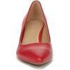imageNaturalizer Womens Everly Pointed Toe Low Heel Stiletto PumpCrantini Red Leather