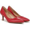 imageNaturalizer Womens Everly Pointed Toe Low Heel Stiletto PumpCrantini Red Leather