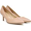 imageNaturalizer Womens Everly Pointed Toe Low Heel Stiletto PumpCreme Brulee Beige Leather