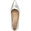 imageNaturalizer Womens Everly Pointed Toe Low Heel Stiletto PumpSilver Leather