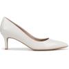 imageNaturalizer Womens Everly Pointed Toe Low Heel Stiletto PumpWarm White Glazed
