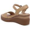 imageNaturalizer Womens Graciela Wedge SandalBirch Tan Brown