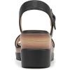 imageNaturalizer Womens Graciela Wedge SandalBlack Smooth